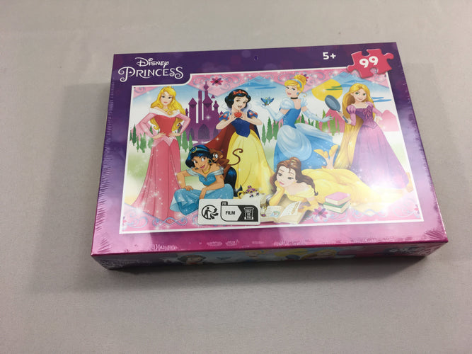 NEUF sous-blister, puzzle princesses 99pcs, +5a, moins cher chez Petit Kiwi