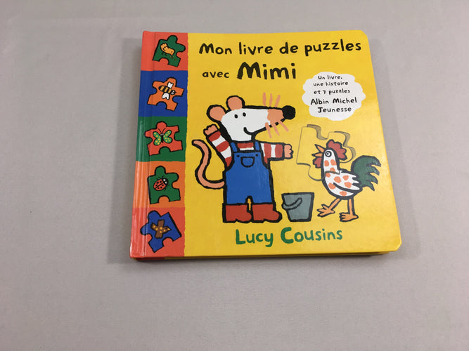 Mon livre de puzzles avec Mimi, moins cher chez Petit Kiwi