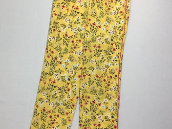 Pantalon fluide jaune fleurs, Kids Only