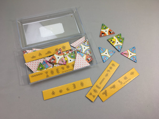 Jeu de triominos Disney, sans boite d'origine, moins cher chez Petit Kiwi