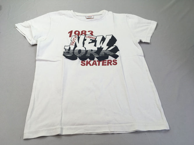 T-shirt m.c blanc 1983, moins cher chez Petit Kiwi