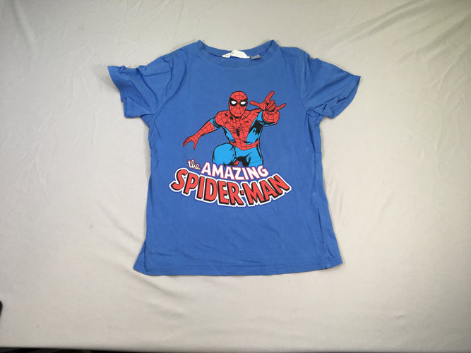 T-shirt m.c bleu Spider man, moins cher chez Petit Kiwi