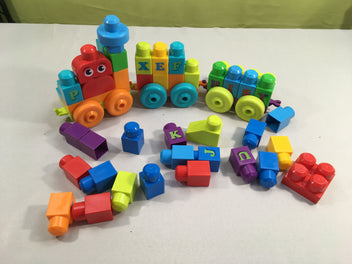 Train de l'alphabet - alphabet complet - Mega Bloks