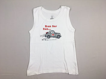 Chemisette s.m blanche Voiture Run