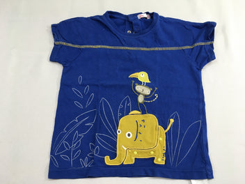 T-shirt m.c bleu vif animaux