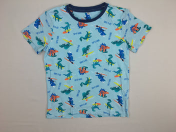 T-shirt m.c bleu Dino surf