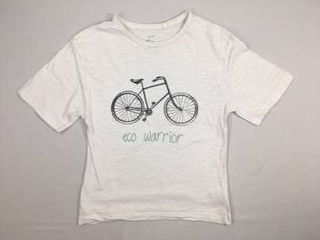 T-shirt m.c gris clair flammé Vélo