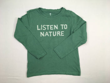 T-shirt m.l vert Listen to