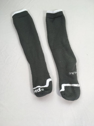 Chaussettes de ski gris foncé 31-34, moins cher chez Petit Kiwi