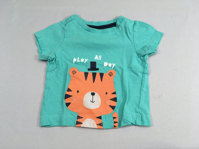 T-shirt m.c bert tigre, moins cher chez Petit Kiwi