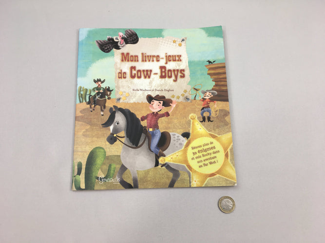 Mon livre-jeux de Cow-Boys, moins cher chez Petit Kiwi