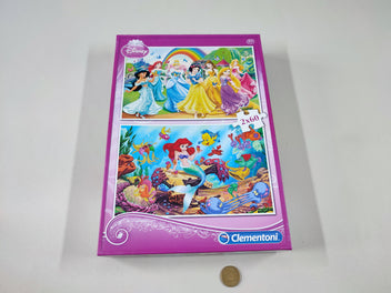 2 Puzzles Princess + Petit sirène 60pcs, 5+ - Complet