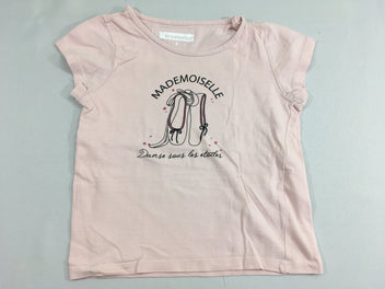 T-shirt m.c rose Mademoiselle