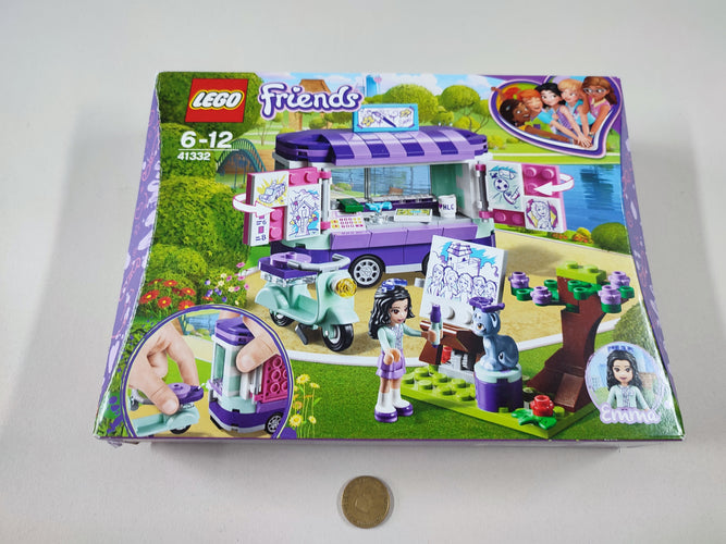 Lego Friends 41332 - Le stand d'art d'Emma, 6-12a - Complet, moins cher chez Petit Kiwi