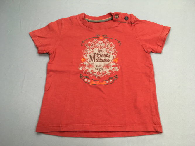 T-shirt m.c rouge Macaira, moins cher chez Petit Kiwi