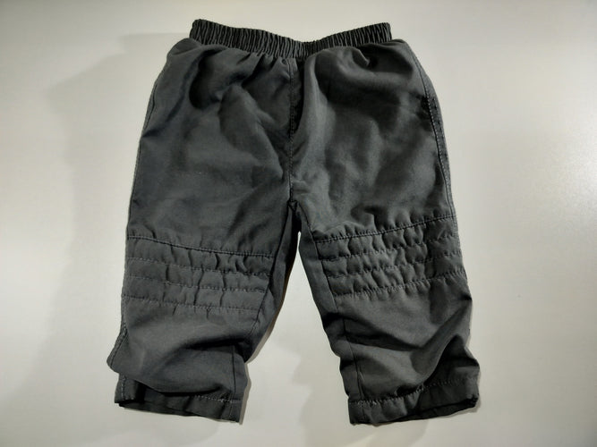 Pantalon anthracite doublé jersey, moins cher chez Petit Kiwi