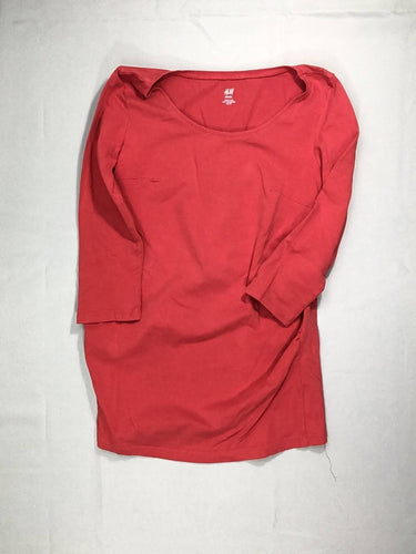 T-shirt m.l de grossesse rouge (S), moins cher chez Petit Kiwi