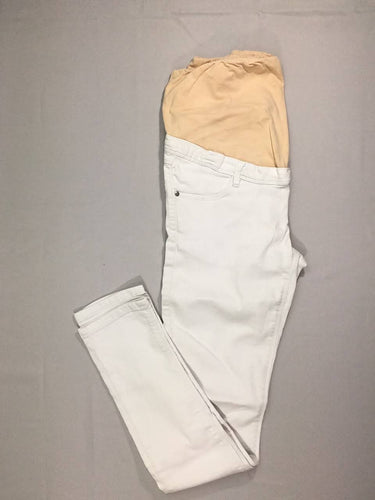 Pantalon de grossesse blanc/saumon  (38), moins cher chez Petit Kiwi