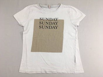 T-shirt m.c blanc Sunday