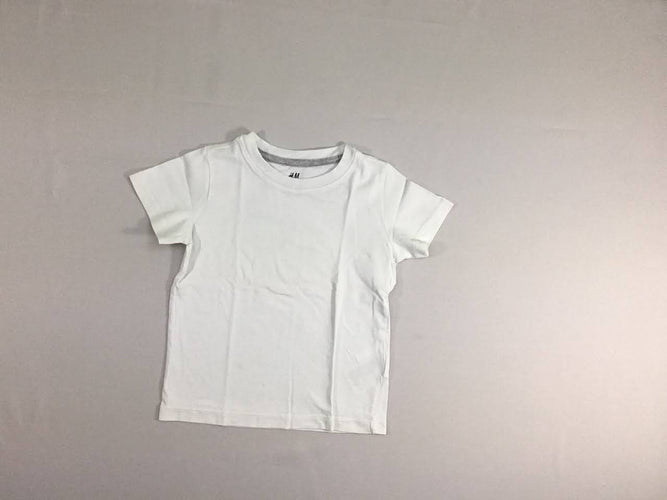 T-shirt m.c blanc, moins cher chez Petit Kiwi