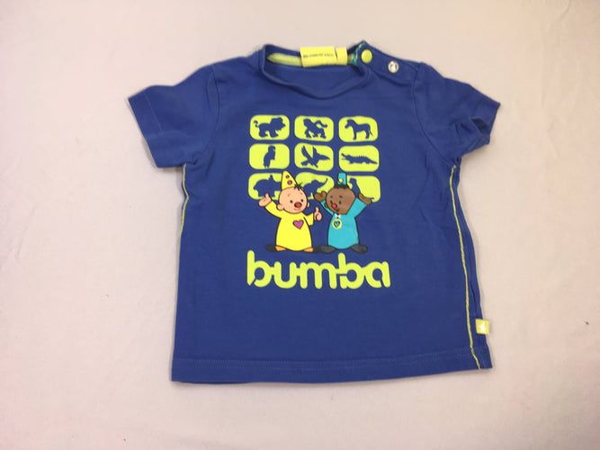 T-shirt m.c bleu Bumba, moins cher chez Petit Kiwi