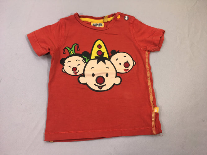 T-shirt m.c rouge Bumba, moins cher chez Petit Kiwi