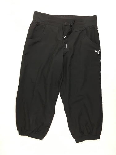 Pantalon 3/4 de sport noir Puma 38-40, moins cher chez Petit Kiwi
