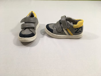Chaussures Woeffies gris-jaune 