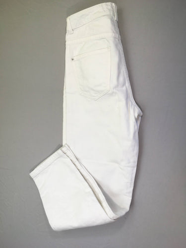 Jeans blanc, moins cher chez Petit Kiwi