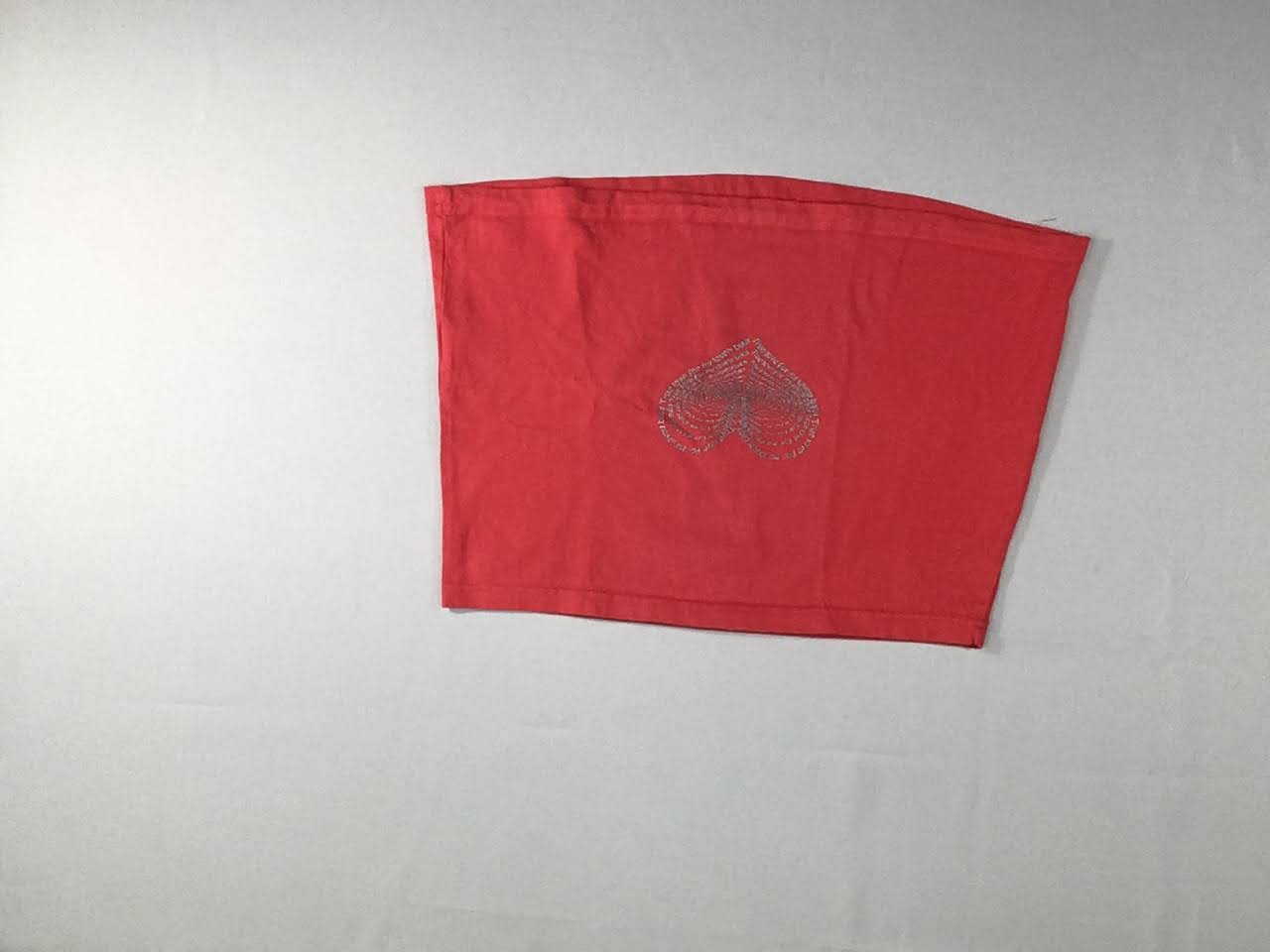 Bandeau corail coeurs