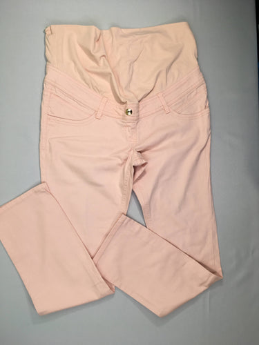 Pantalon de grossesse rose pâle, moins cher chez Petit Kiwi