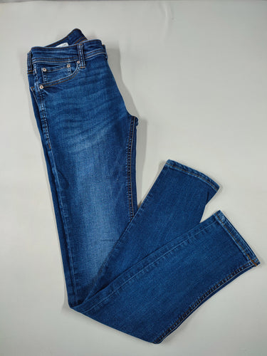 Jeans skinny fit bleu W28 L32, Jack&Jones, moins cher chez Petit Kiwi