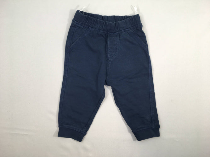 Pantalon molleton bleu foncé, moins cher chez Petit Kiwi