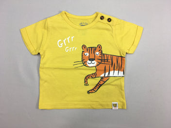 T-shirt m.c jaune tigre