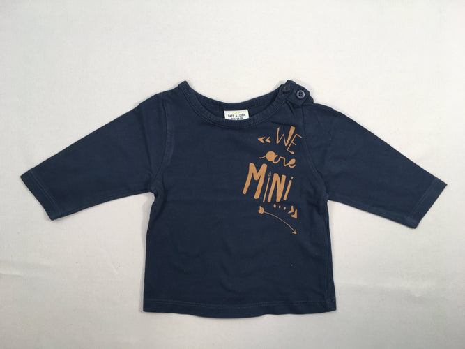 T-shirt m.l bleu marine Mini, moins cher chez Petit Kiwi