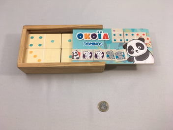 Dominos en bois Okoïa - complet