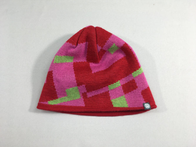 Bonnet rouge/rose/vert, CK, moins cher chez Petit Kiwi