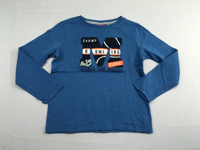 T-shirt m.l bleu M relief, moins cher chez Petit Kiwi
