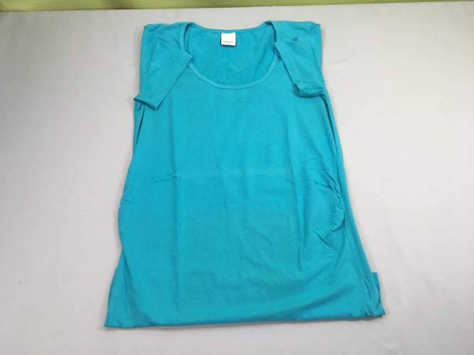 T-shirt m.c turquoise, moins cher chez Petit Kiwi