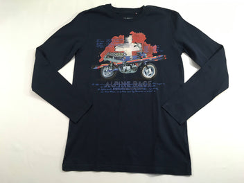 T-shirt m.l bleu marine moto