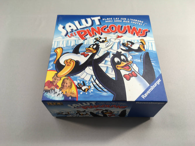 Salut les pingouins, +5a - complet juste un pingouin auquel il manque un partie, moins cher chez Petit Kiwi