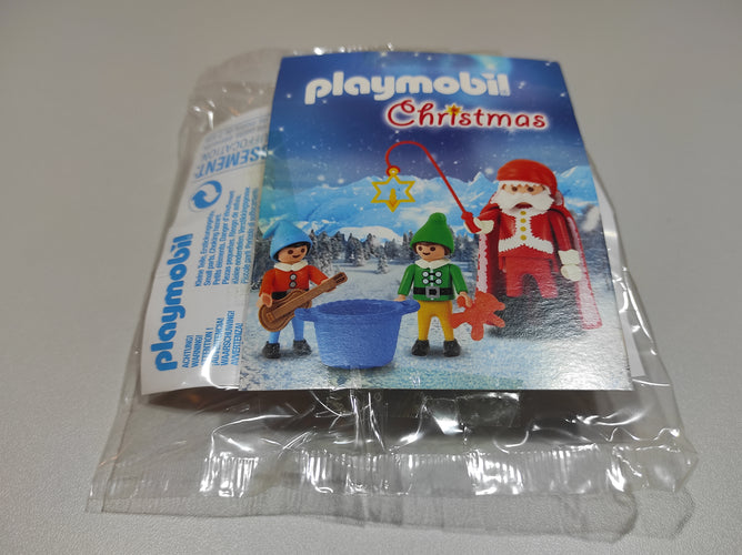 NEUF Playmobil Christmas, 2 personnages+ accessoires - seconde