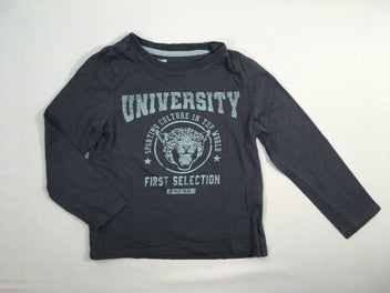 T-shirt m.l gris foncé tigre university