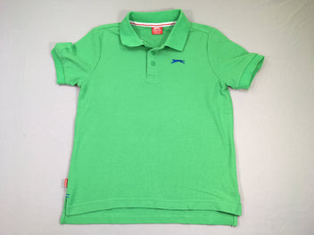 Polo m.c vert, bouloché