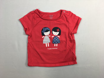 T-shirt m.c rouge filles