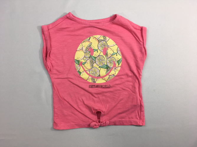 T-shirt m.c rose citrons, moins cher chez Petit Kiwi