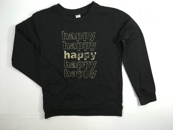 Sweat noir Happy