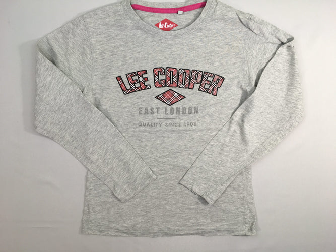 T-shirt m.l gris chiné Lee Cooper, un peu bouloché, moins cher chez Petit Kiwi