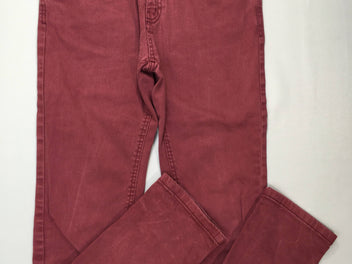 Pantalon denil bordeaux