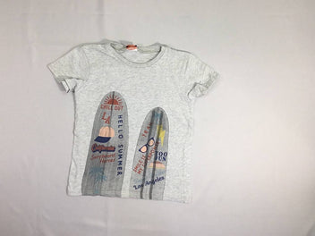 T-shirt m.c gris clair chiné surf